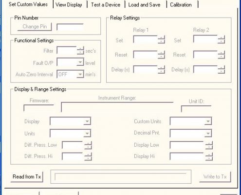 Software für Differenzdrucktransmitter FCO301